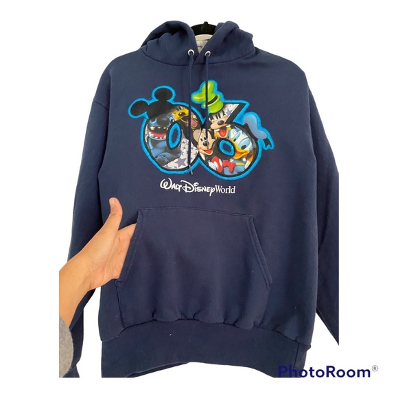 Vintage Rare Hoodie Walt Disney World Hoodie Jacket, size Small - Picture 3 of 6
